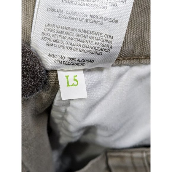 Columbia Shorts Mens Large Cotton Canvas Cargo Trail Hiking Outdoor Beige - Picture 6 of 16